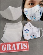 Maska rozmiar,, S "z kieszonką, drucik +6 filtrów 