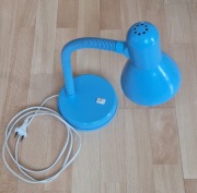 Lampa niebieska na biurko