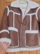 KOŻUSZEK PILOTKA FUTERKO CAMEL 