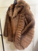 Futro kurtka prawdziwe naturalne z kozy 42/XL/L/M Echt Pelz