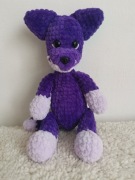 Lisek fioletowy handmade