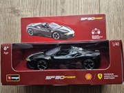 BBURAGO SHELL FERRARI SF9O Spider  ZDALNIE STEROWANY BLUETOOTH NOWY AUTKO