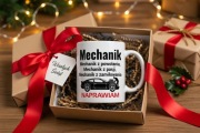 Kubek dla mechanika smieszny prezent dla fana motoryzacji taty wujka