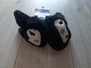 Nauszniki pluszowe czarne Kuromi nowe z metką