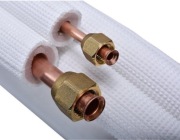 RURA MIEDZIANA DO KLIMATYZACJI ZESTAW 1/4+3/8 5mb