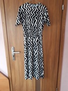 Sukienka midi s wzory