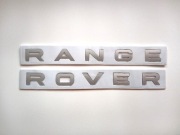 Emblemat Range Rover Srebrny Matowy (Silver Matte)