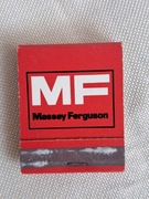Unikatowe zapałki kolekcjonerskie reklama Massey Ferguson  . 