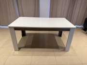 Stół biały laminowany 160x90x75 Agata meble stan dobry