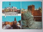 WARSZAWA  Stare Miasto widoki zima KAW 1975