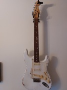Stratocaster (Partcaster) Older - relic, white