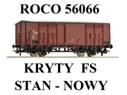 GLEDZIU KOLEJKA ROCO 56066 WAGON KRYTY OWOCARKA FS NOWY. PASUJE DO PIKO.