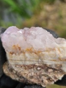 Ametyst Karkonosze Zrost Kryształów Naturalna Druza