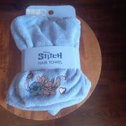 NOWY turban/ręcznik na włosy po kąpieli Stitch 