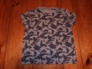 T-shirt chłopięcy koszulka 104/110 moro