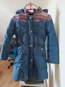 Długa kurtka zimowa dla dziewczynki