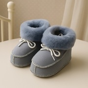 Buciki buty Niemowlęce Ocieplane Kapcie dziecko niemowlę kożuch