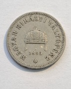 273. Moneta Węgry 10 fillerów 1895 rok  