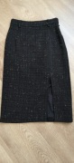 Spódnica ołówkowa czarna tweedowa Mohito rozmiar 32 nowa 