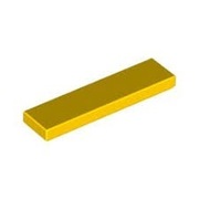 LEGO PŁYTKI GŁADKIE 1X4 ŻÓŁTE - 2 SZTUKI