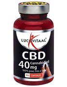 Lucovitaal Olej konopny w kapsułkach CBD 40mg 90sz