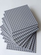 Plytka podstawka do budowania kolor szary klocki Lepin