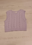 Dziewczęca kamizelka sweter 
