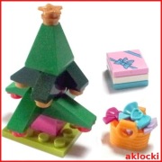 LEGO CHOINKA ŚWIĄTECZNA PREZENT KOSZYK KOKARDKA - 29 elementów