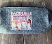 Piórnik szkolny genzie szary bawełna