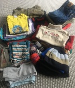 Paka ponad 50 szt. zestaw ubrań dla chłopczyka 86-92 mies. 18-24