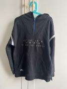 Bluza Dziecięca ZARA czarna dresowa z kapturem 9 lat 134 cm