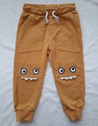 spodnie dresowe 92/98 cool club musztardowe