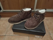Buty botki śniegowce UGG Neumel shaggy suede 43 EU 10 US wełna 