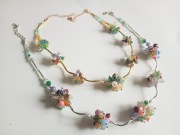 Nowość Złocona lub w Srebrze Kolczatka Naturalne kolorowe gronka