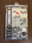 Batman George 3 pajacyki niemowlęce komplet newborn 100% bawełna NOWE