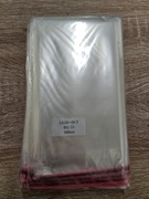 Woreczki celofanowe z klejem 13x20+4cm 500 szt 25 mikronów do pakowania