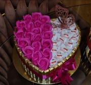 Serce z Merci, Malinowe Róże Mydlane, Rafaello 