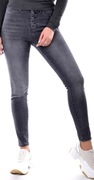 Damskie jeansy 1981 SKINNY GREY GUESS, skinny high