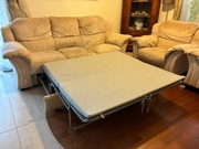 Oddam za darmo rozkładaną kanapę z 2 fotelami - Warszawa