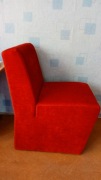 HIT. Krzesło Fotel Czerwone 