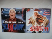2 x Leslie Nielsen: Ściągany, Walnięty Święty - BDB