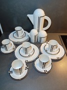 Rosenthal Cupola Nera serwis do kawy 21el. Dla 6 osób. Nowy