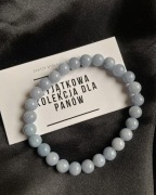 Bransoletka z niebieskim chalcedonem