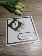 Ręcznie wykonana pamiątka chrztu 