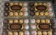 4 opakowania ferrero Roche 