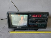 TV Color 6" kineskop radio zegar TVR-706  sprawne