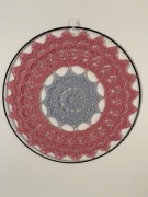 Mandala na metalowym kole 30cm