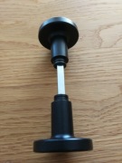 Klamka/Gałka do drzwi - metalowa, czarna.