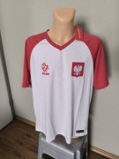 Polska PZPN 2018 official Łączy nas piłka koszulka kibica biała czerwona XL