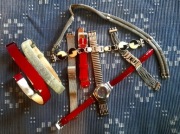 Zestaw damski Swatch Irony - zegarek plus 8 bransolet/pasków